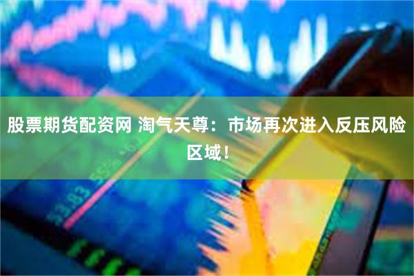 股票期货配资网 淘气天尊：市场再次进入反压风险区域！