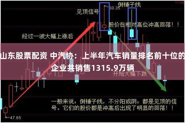 山东股票配资 中汽协：上半年汽车销量排名前十位的企业共销售1315.9万辆