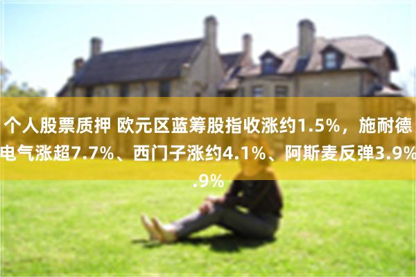 个人股票质押 欧元区蓝筹股指收涨约1.5%，施耐德电气涨超7.7%、西门子涨约4.1%、阿斯麦反弹3.9%