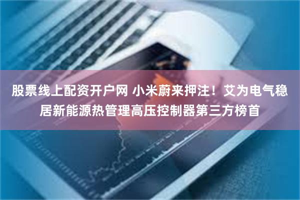 股票线上配资开户网 小米蔚来押注！艾为电气稳居新能源热管理高压控制器第三方榜首