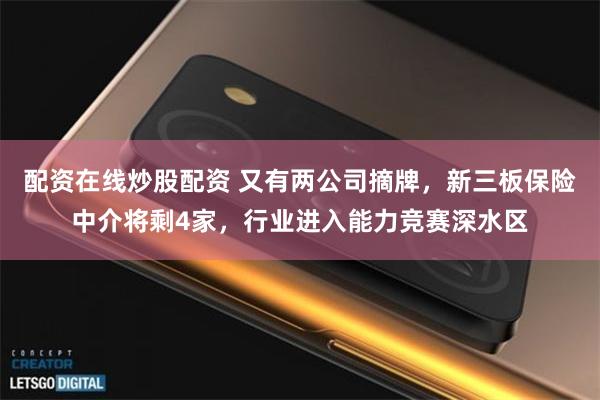 配资在线炒股配资 又有两公司摘牌，新三板保险中介将剩4家，行业进入能力竞赛深水区