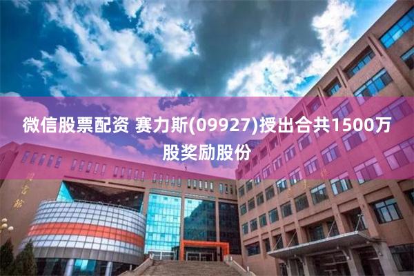 微信股票配资 赛力斯(09927)授出合共1500万股奖励股份